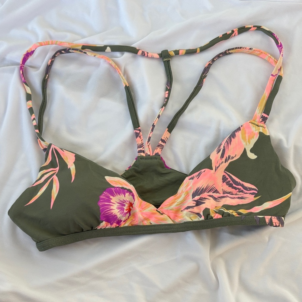 Roxy racer back bikini top
